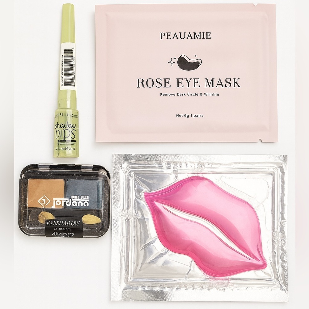 Self-Care & Beauty Bundle Peauamie Jordana Shadow Dips Collagen Mask (Sealed)